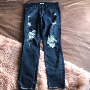 Good American Good Legs distressed jeans